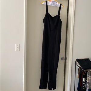 Black Sleeveless Jumpsuit - Size XL